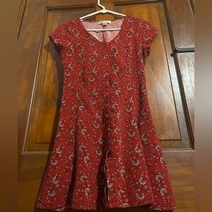 90s Y2K paisley red bandana print mini dress small
